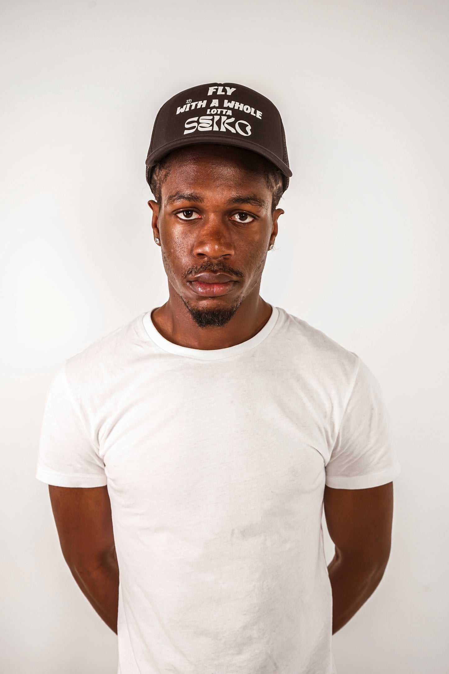Corrupt Black Trucker Cap