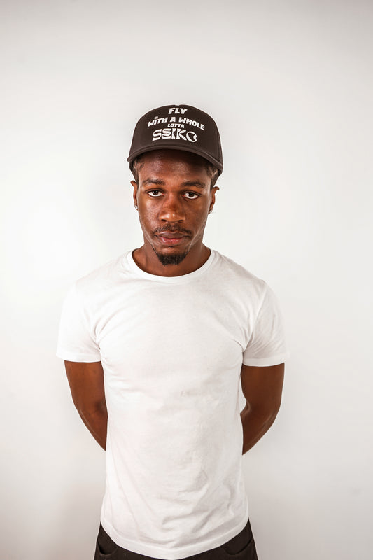 Corrupt Black Trucker Cap